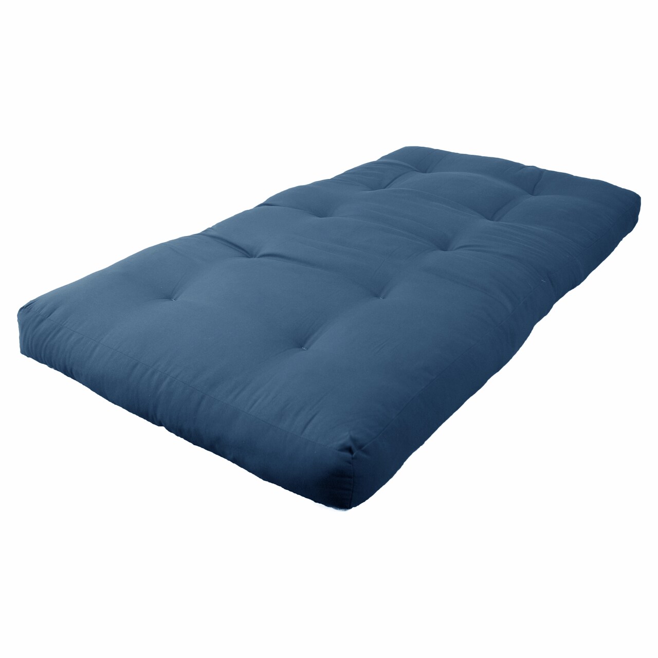 Blazing Needles Renewal 6 inch Twill Twin size Futon Mattress Indigo Indigo